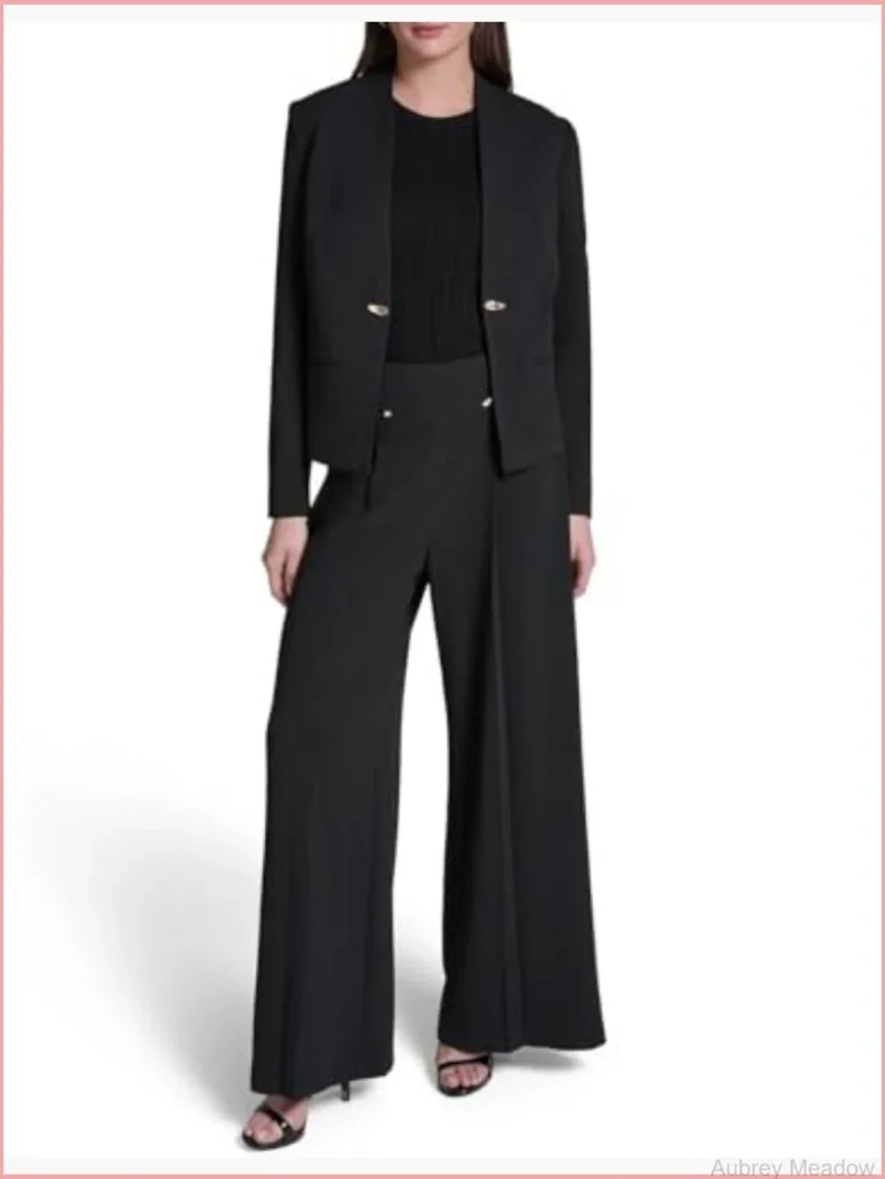 Woven Blazer, Long Sleeve, Hook and Eye Closure, Dry Clean Only